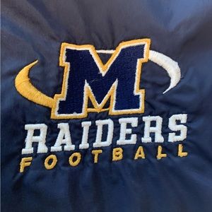 Michigan Raiders Fans Football - Stadium Team Jacket Zip up with Hood Mens XXL